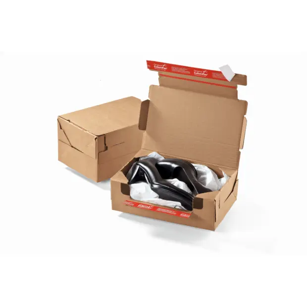 Karton mit Rücksendeverschluss 282 x 191 x 90