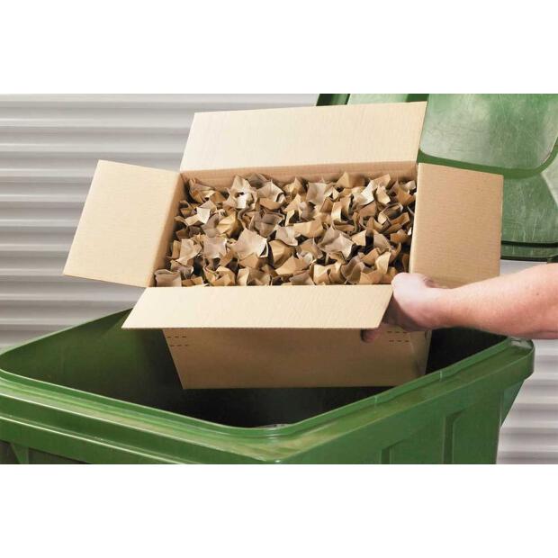 Karton-Polsterchips schwarz 400 Liter