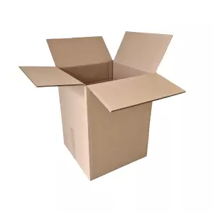 Faltkarton 350 x 350 x 460 / 2-wellig / Höhenriller