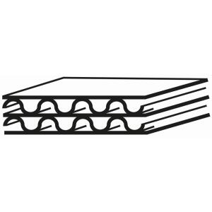 Trapez-Versandverpackung 860 x 105/55 x 75