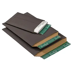 Versandtasche Schwarz 285 x 365 x 30